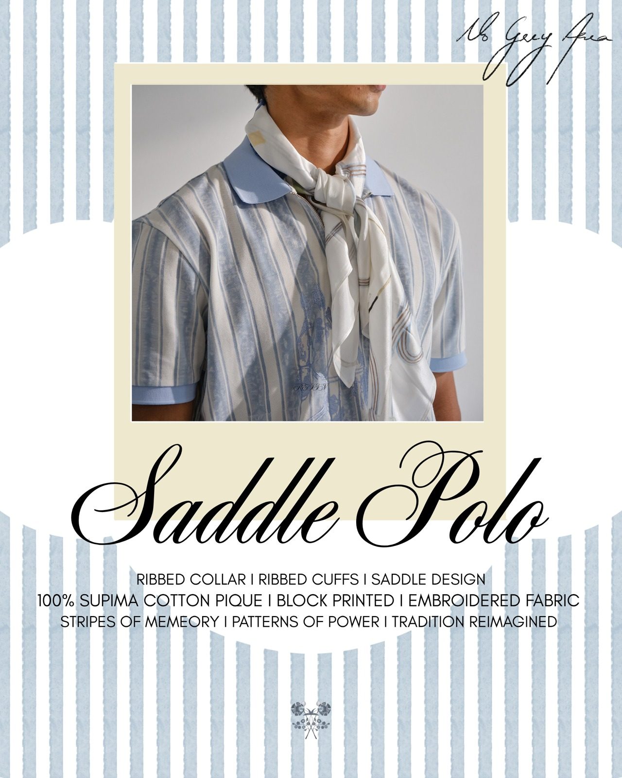 No Grey Area Saddle Polo product ad