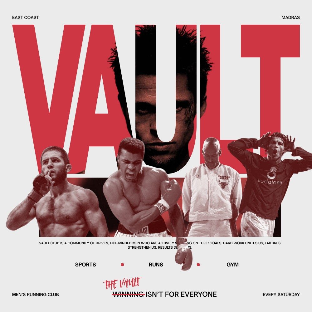 Vault Club campaign poster